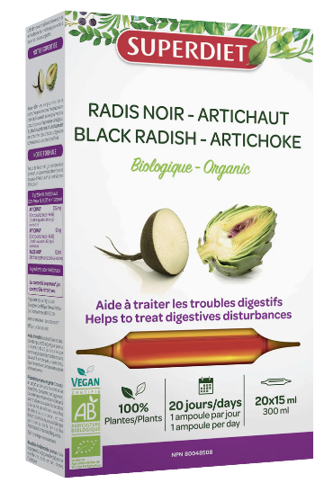 Radis Noir – Artichaut 20 ampoules
