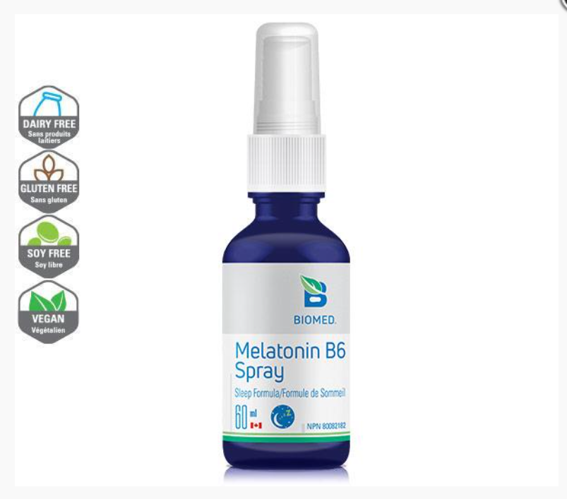 Mélatonine B6 Spray 60 ml (360 pulvérisations)