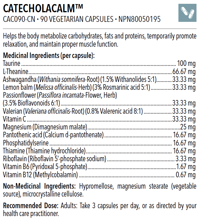 CatecholaCalm™ (90 capsules)