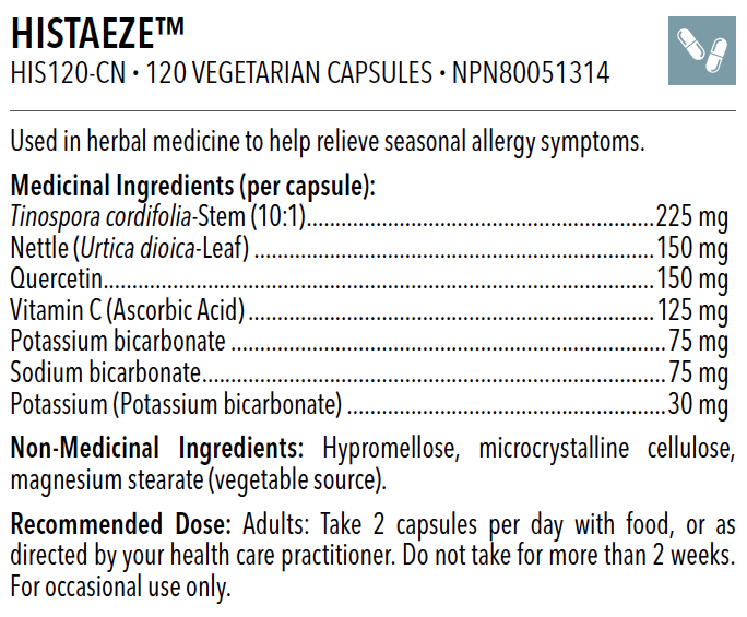 HistaEze™ (120 capsules)