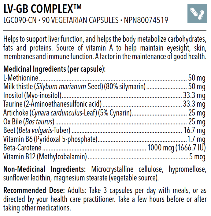 LV-GB Complex™ (90 capsules)