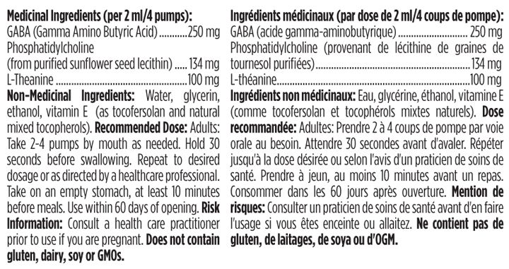 Liposomal GABA with L-Theanine (Liquide)