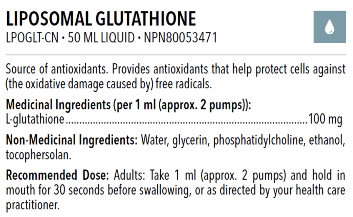 Glutathion liposomal (25 jours)