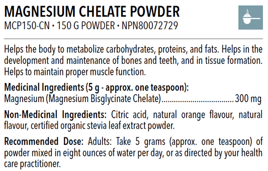 Poudre de Magnesium Chelaté