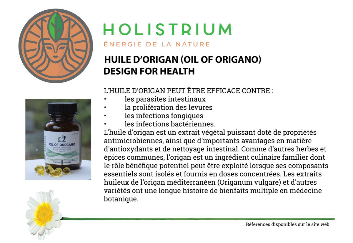 Huile d'Origan (60 gélules)
