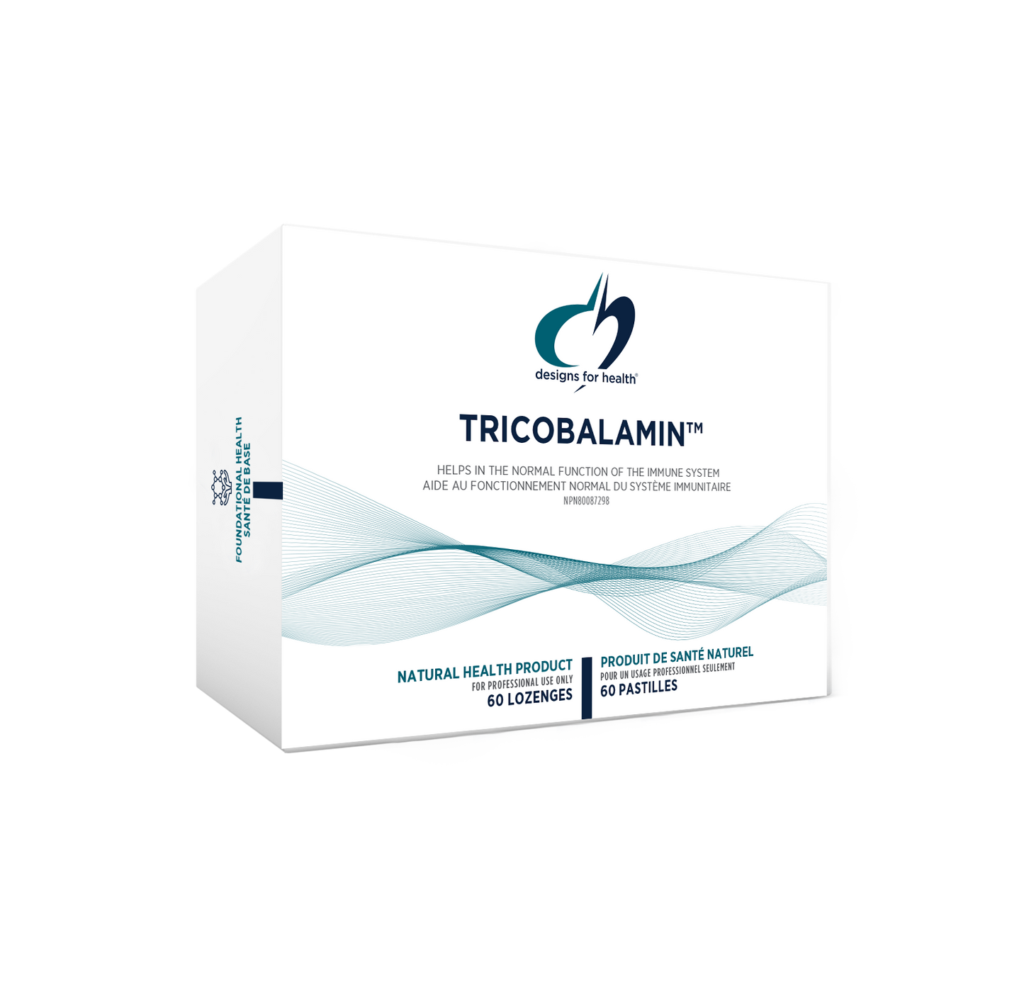 Tricobalamin, vitamine B12, 60 lozenges (60 jours)