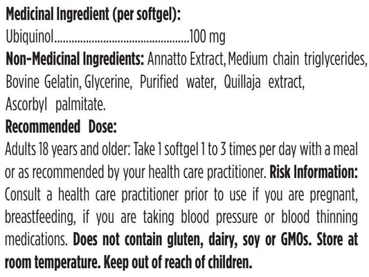 CoQnol™ 100 (60 Gélules)