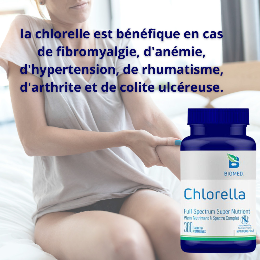Chlorella, Détoxification métaux lourds (360 comprimés)