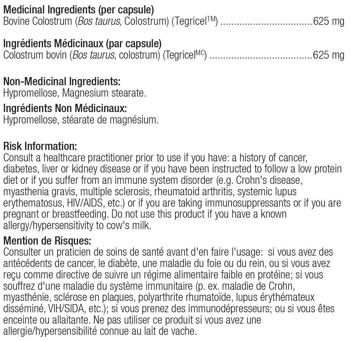 Colostrum IgG Protect 120 capsules