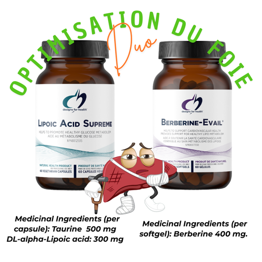 Trio--Soutien avancé pour la santé du foie -Berbérine -Taurine -Acide Alpha-Lipoïque -