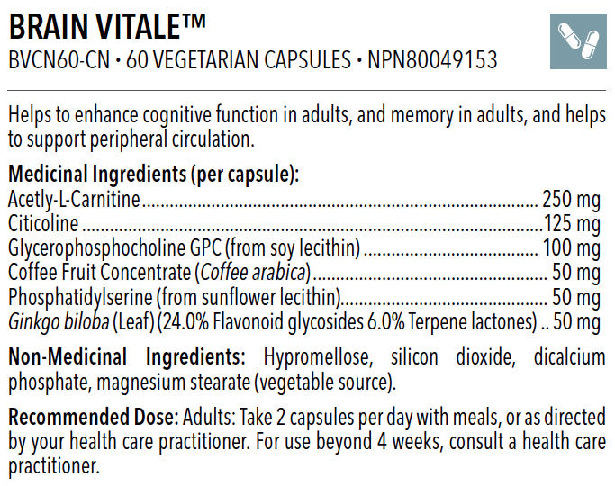 Brain Vitale™ (60 capsules)