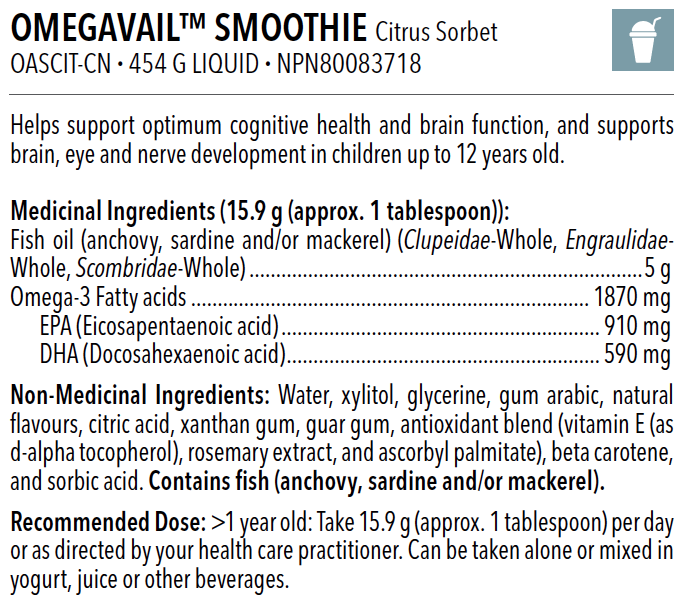 OmegAvail™ Smoothie